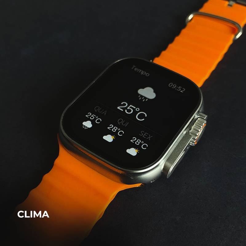 WS-79 ULTRA 2 | Kit 3 pulseiras | Pulseira de Couro e Metal | Segunda geração