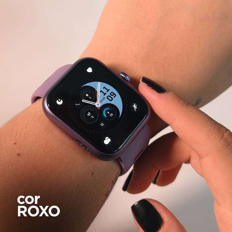 ACTION WEARZONE | Smartwatch Esportivo | A PROVA D'ÁGUA, GPS integrado e 7 Dias de Bateria