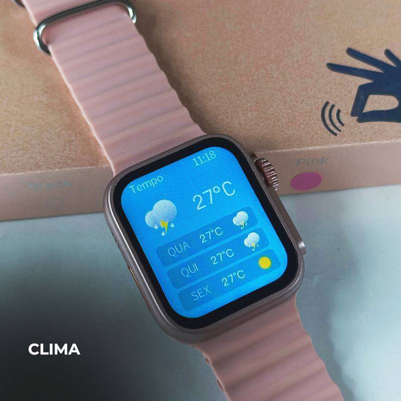 WS26 Ultra 2 mini 42mm | 4 pulseiras | Acabamento premium | Dual touch