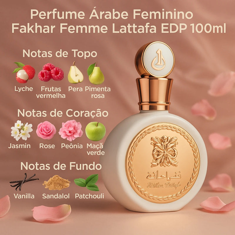 Perfume Feminino Fakhar Femme de Lattafa 100ml