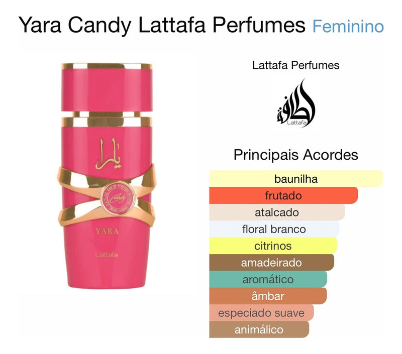 Lattafa Yara Candy Edp Perfume Original 100 ml