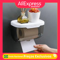 Waterproof Toilet Paper Box For Bathroom Rooms Living Room Office Kitchen With Wall Fixer