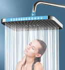 14 Inch new High Pressure Top Spray Rain Shower Head Larger Flow Supercharge Rainfall Showerhead 360° Swivel Water Saving
