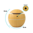 Difusor Aromatizador USB De Óleo Essencial, 7 Cores, Elétrico