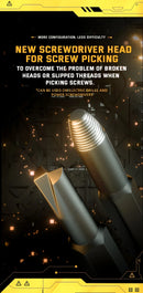 Conjunto de Chaves de Fenda Magnéticas 180 em 1