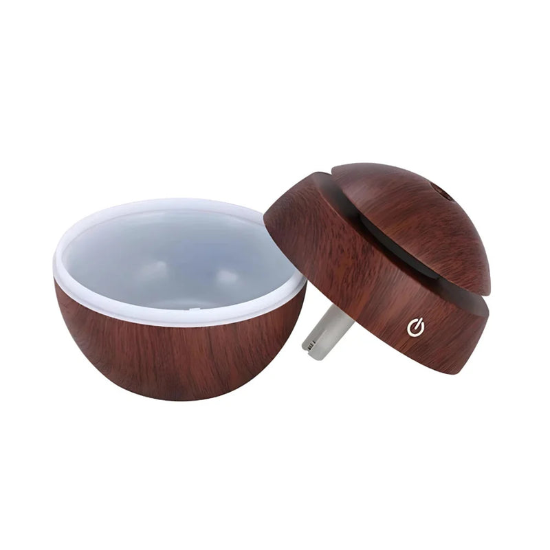 Difusor Aromatizador USB De Óleo Essencial, 7 Cores, Elétrico