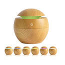 Difusor Aromatizador USB De Óleo Essencial, 7 Cores, Elétrico