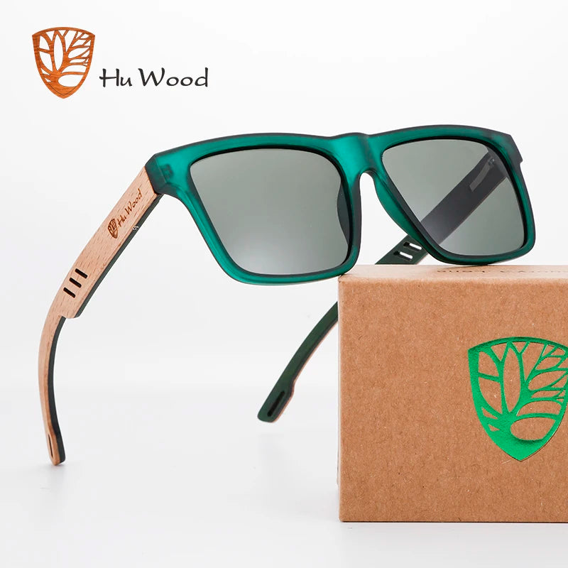 Óculos de Sol HU WOOD – Polarizados, Espelhados e UV400