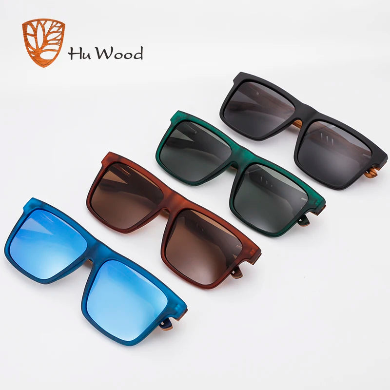 Óculos de Sol HU WOOD – Polarizados, Espelhados e UV400