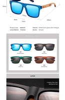 Óculos de Sol HU WOOD – Polarizados, Espelhados e UV400