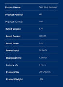Dispositivo inteligente massageador de pulso para dormir, alívio de ansiedade, sono neurológico, insônia e dispositivo calmante