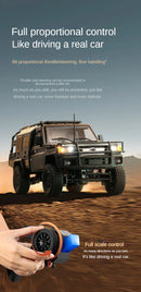 Caminhonete RC em Escala Real 4x4 — Controle Remoto Off-Road para Subidas e Terrenos Irregulares