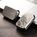 Infinite-position EDC mechanical card-pushing metal fingertip toys with magnetic force fidget spinners stress-relieving toys