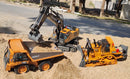 Escavadeira Controle Remoto 4x4 – Caminhão Basculante RC, Veículo Escavador, Trator Bulldozer, Carro de Construção