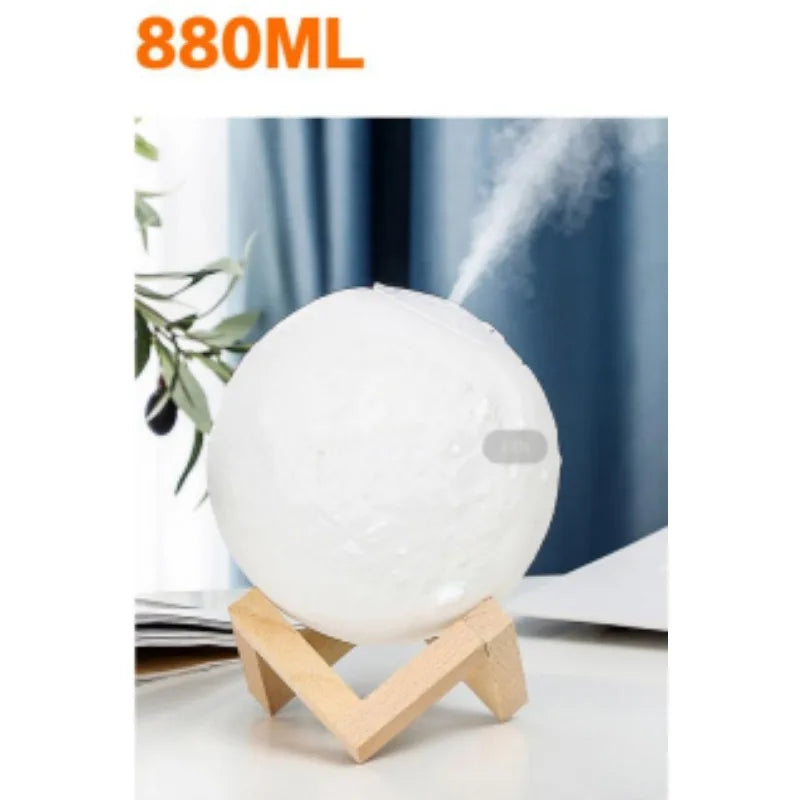 Luz Noturna LED Lua, Alimentada por Bateria, Luz de Estrela, Decoração para Quarto, Luz Noturna — 13cm / 15cm / 18cm — Luz de Lua