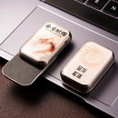 Brinquedo mecânico EDC de empurrar cartão com posições infinitas — brinquedo de metal magnético para ponta dos dedos, tipo fidget spinner, ideal para aliviar o estresse.