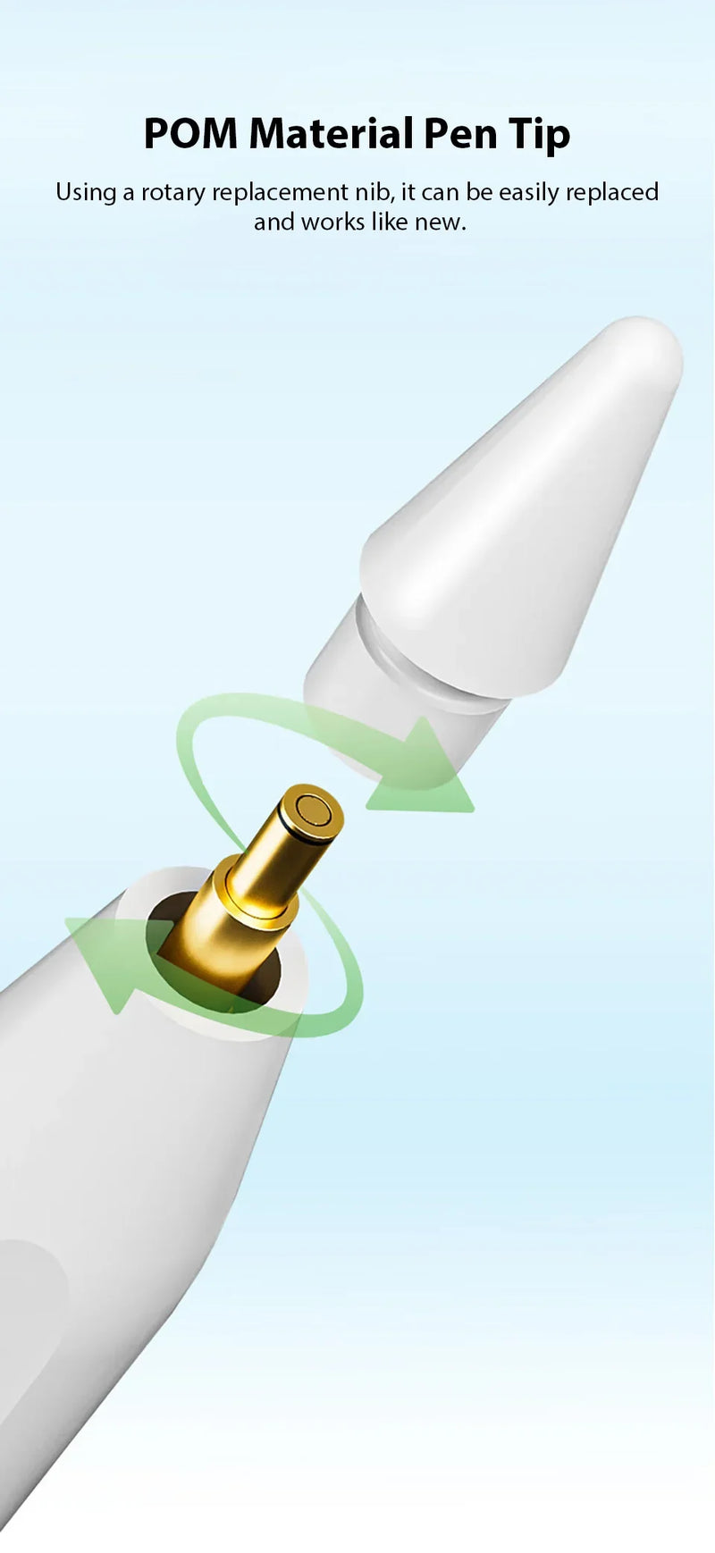 Caneta Stylus para Apple Pencil compatível com iPad