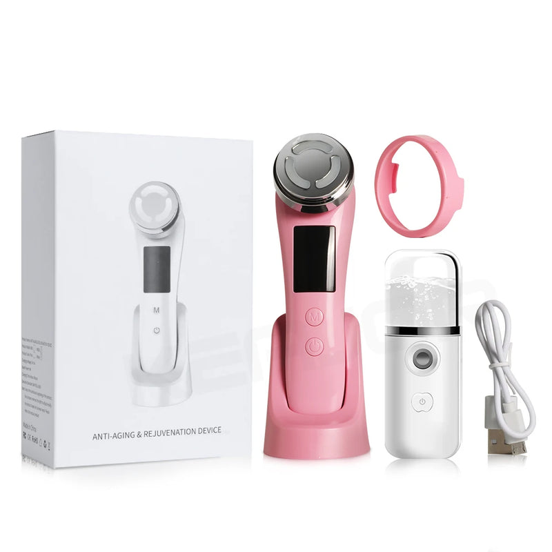 Facial Massager RF Facial Radiofrequency High Frequency Face Lifting Machine EMS Facial Microcurrent Lift Skin Tightening Device
