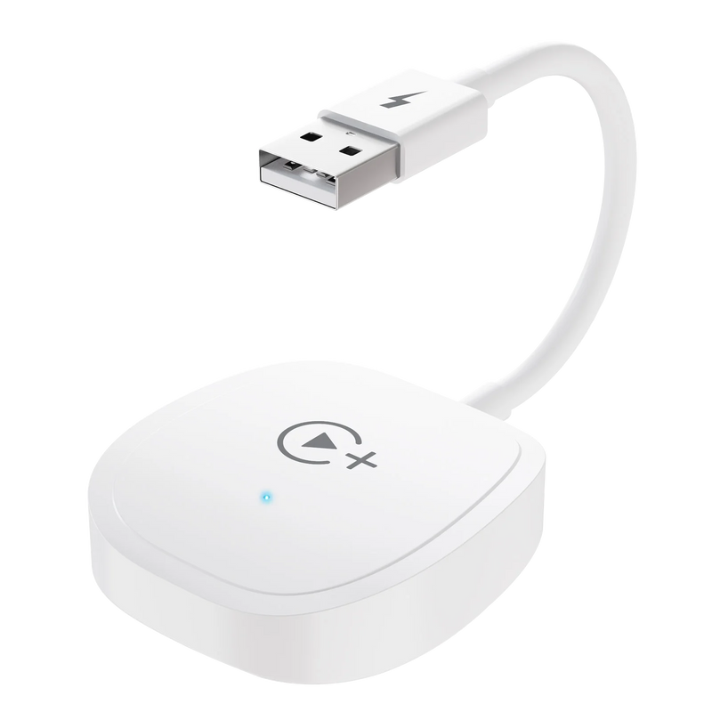 Adaptador CarPlay sem fio com suporte para YouTube, Netflix e TikTok