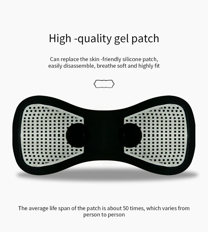Massageador elétrico de pescoço com 8 modos e 19 engrenagens, ferramenta para alívio da dor muscular cervical nas costas, ombro, perna, corpo e mini almofada de massagem relaxante.