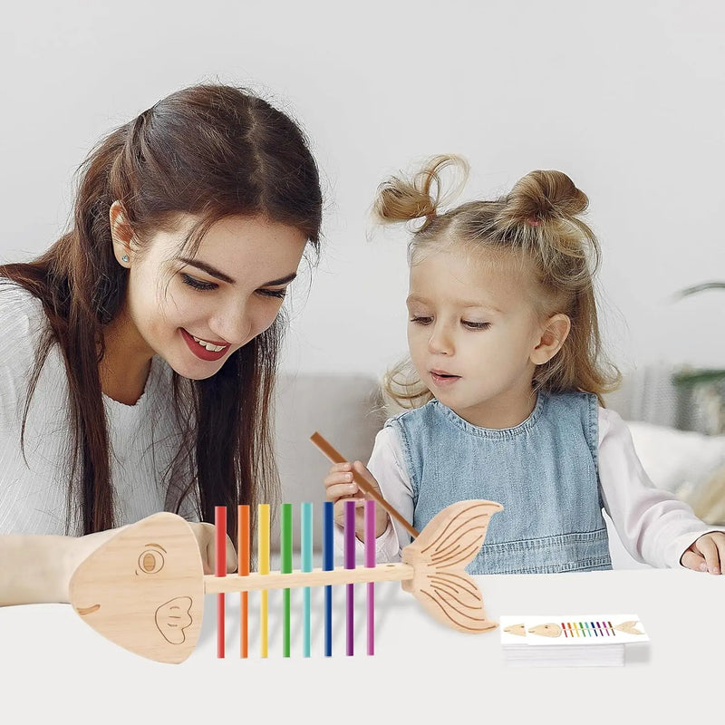 Osso de peixe quebra-cabeça