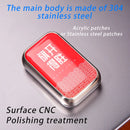 Brinquedo mecânico EDC de empurrar cartão com posições infinitas — brinquedo de metal magnético para ponta dos dedos, tipo fidget spinner, ideal para aliviar o estresse.