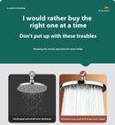 Top spray large water volume pressurized showerhead nozzle pressurized single head shower household shower showerhead