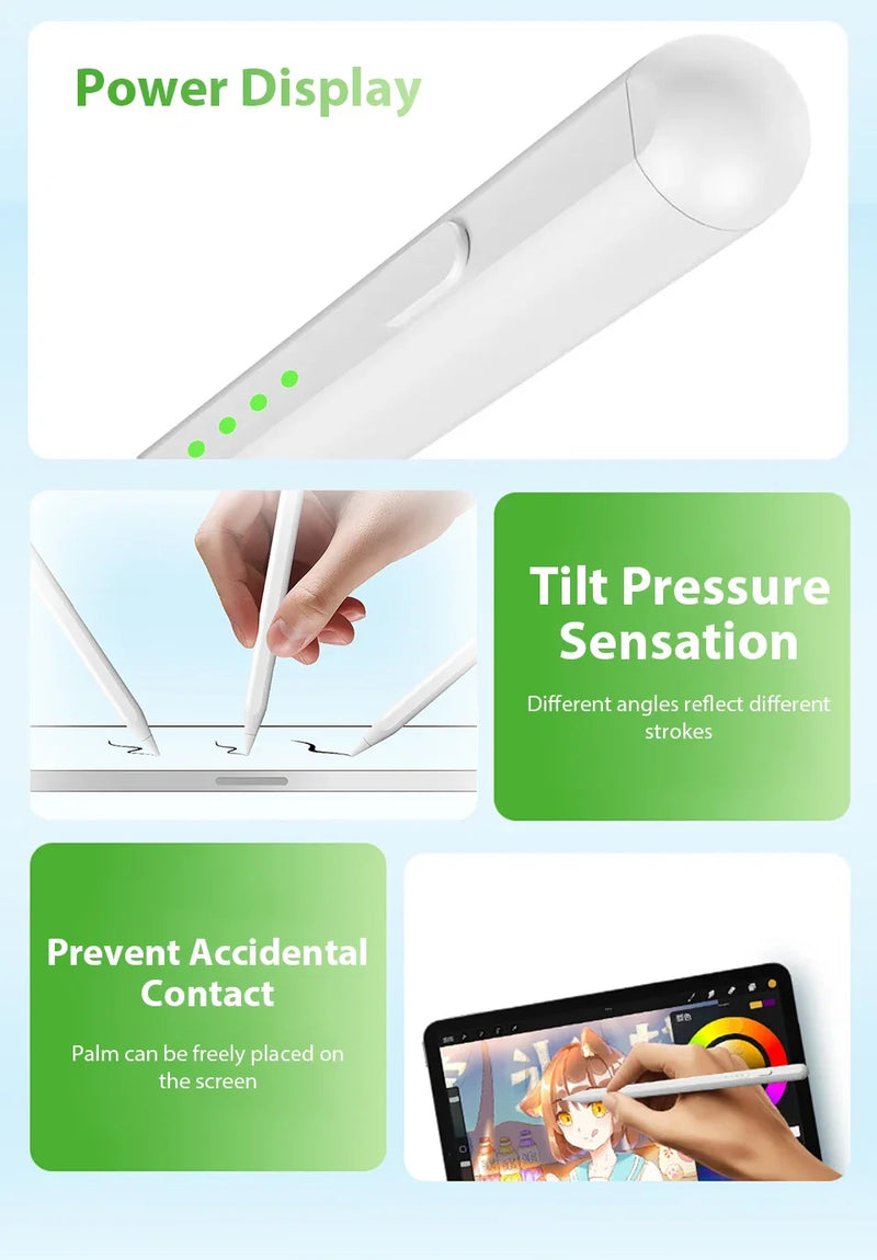 Caneta Stylus para Apple Pencil compatível com iPad