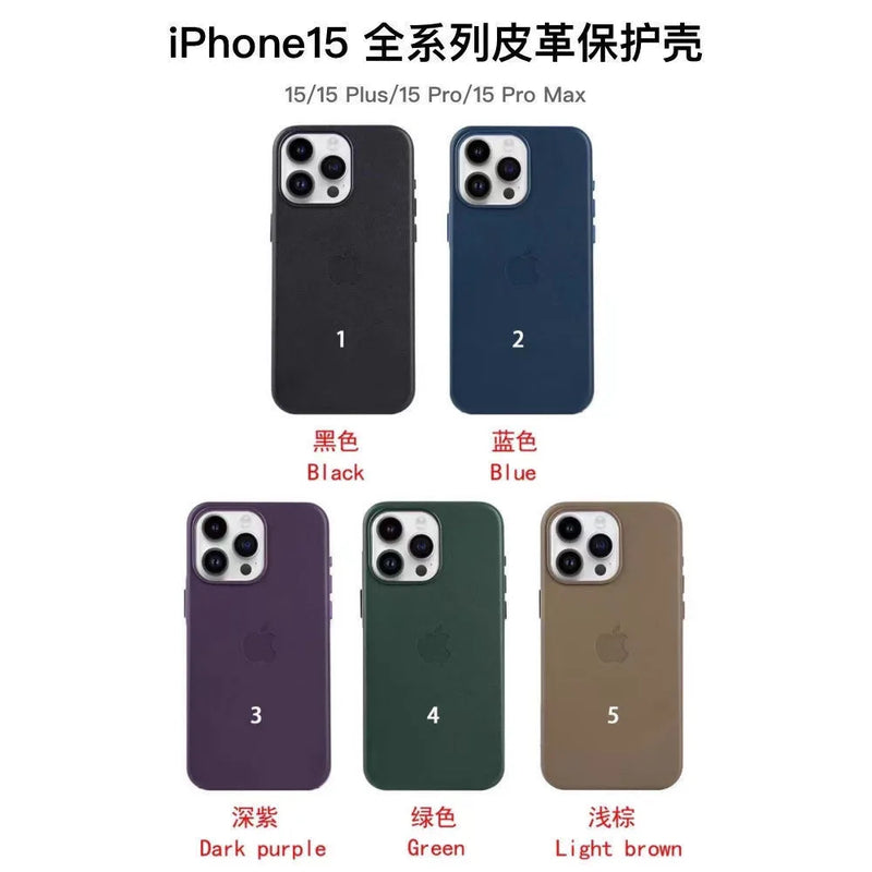 Capa Magnética de Couro Original Oficial com Logo da Apple