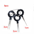 Kit de Ferramentas para Remoção de Terminais Automotivos — 3/11/18/38 Peças, Extrator de Pinos e Conectores Elétricos, Ferramentas Manuais para Reparos Elétricos em Carros.