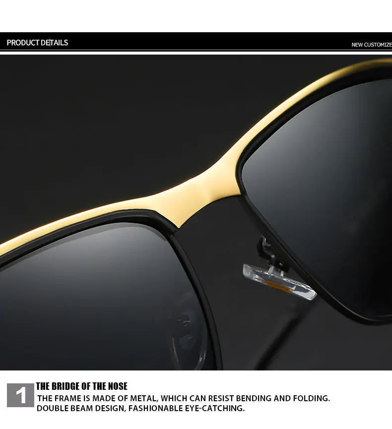 Óculos de Sol Polarizados de Luxo BMW