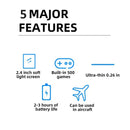 Console de Jogo Portátil com 500 Jogos Clássicos – Mini Console Retrô com Tela LCD, Recarregável,