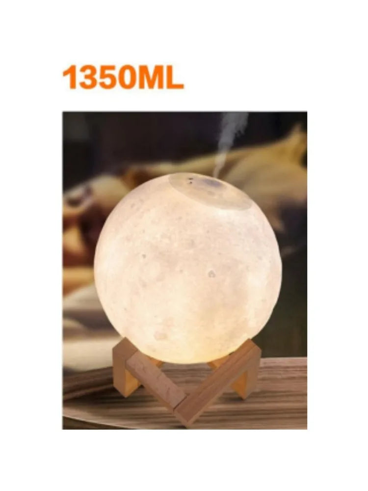 Luz Noturna LED Lua, Alimentada por Bateria, Luz de Estrela, Decoração para Quarto, Luz Noturna — 13cm / 15cm / 18cm — Luz de Lua
