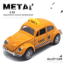 Carro Clássico de Corrida 1:32 — Metal Premium e Sistema Pull-Back