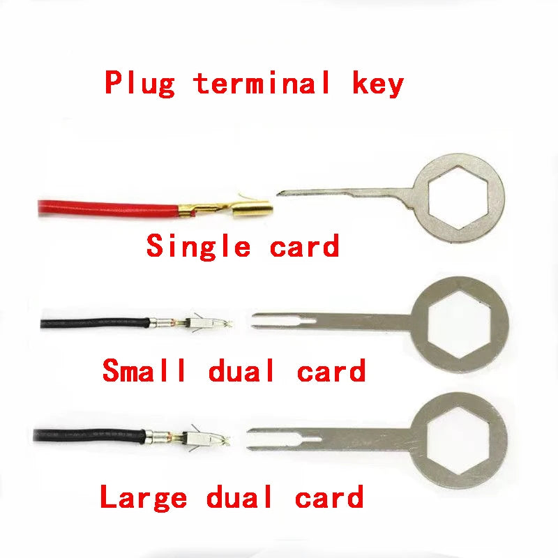 Kit de Ferramentas para Remoção de Terminais Automotivos — 3/11/18/38 Peças, Extrator de Pinos e Conectores Elétricos, Ferramentas Manuais para Reparos Elétricos em Carros.