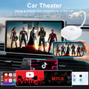 Adaptador CarPlay sem fio com suporte para YouTube, Netflix e TikTok