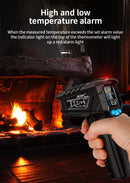 Termômetro Digital Infravermelho Mestek com Laser, Medidor de Temperatura sem Contato, Pirômetro, Higrômetro e Termômetro IR.