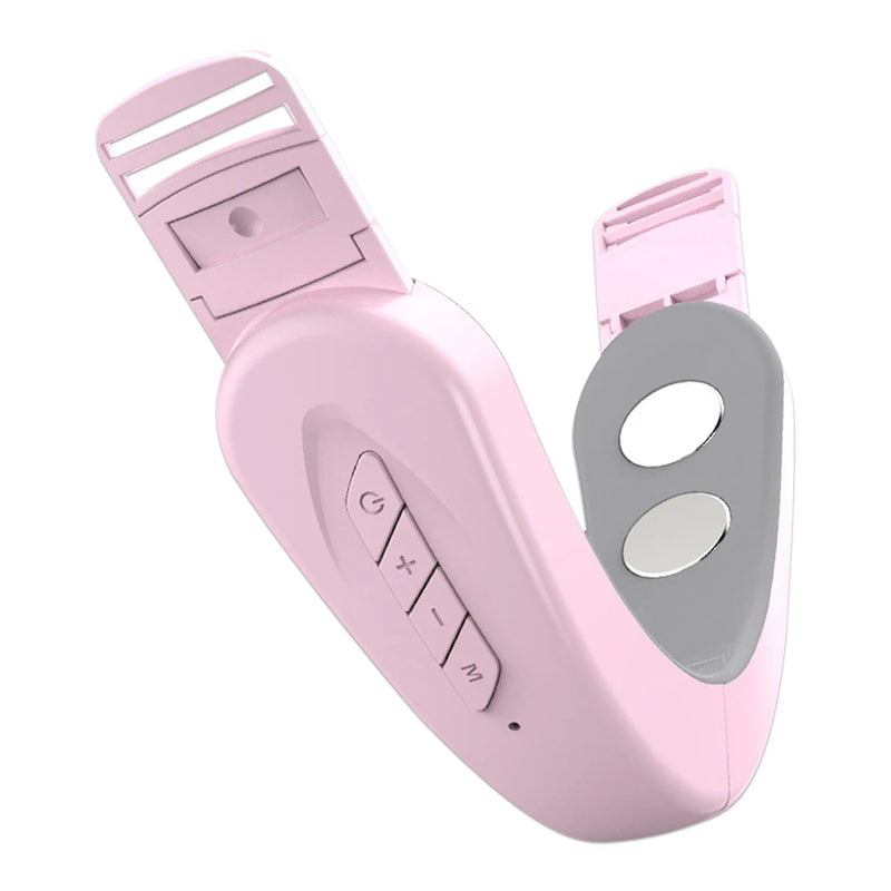 Electric V-face Face Lift Device  LED Photon Therapy Microcurrent Skin Tightening Double Chin Remover EMS Face Slimming Massager