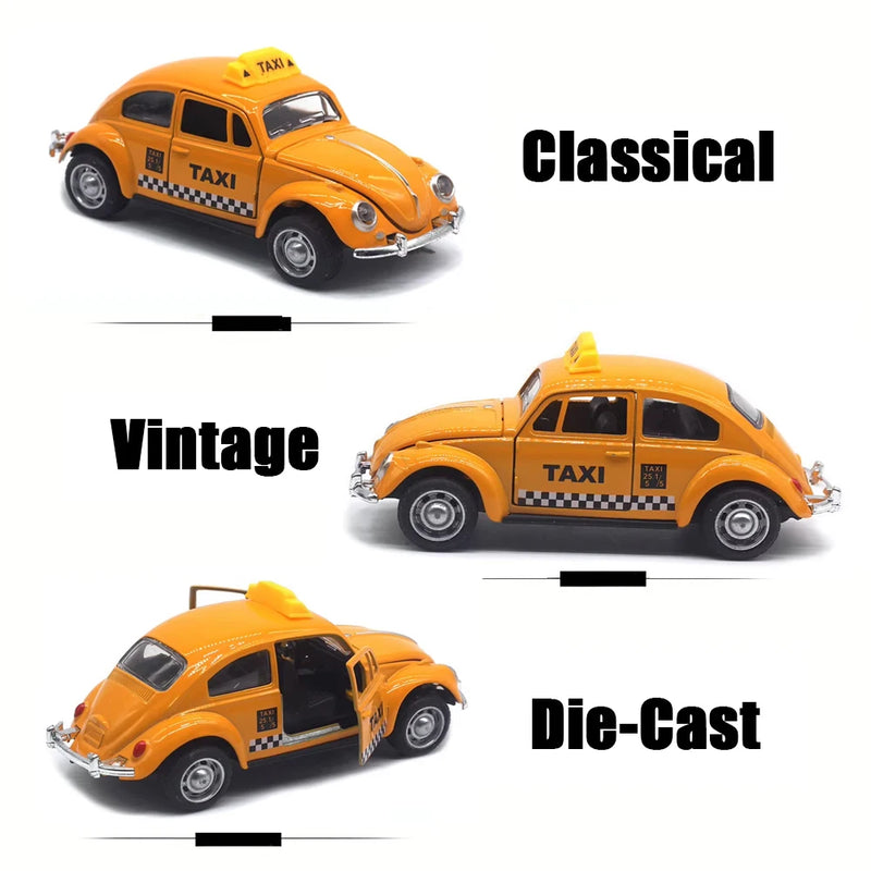 Carro Clássico de Corrida 1:32 — Metal Premium e Sistema Pull-Back