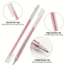 Conjunto de canetas de gel com glitter, 8/12/18/24/36 peças.