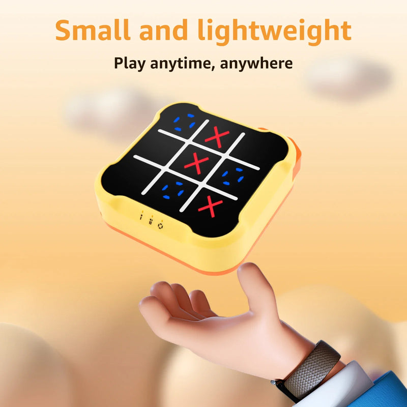 TIC-TAC-TOE Electronic Game 3 in 1 Bolt Chess Game Consoles Children Puzzle Toys Portable Handheld Board Game Toys Kids Gifts