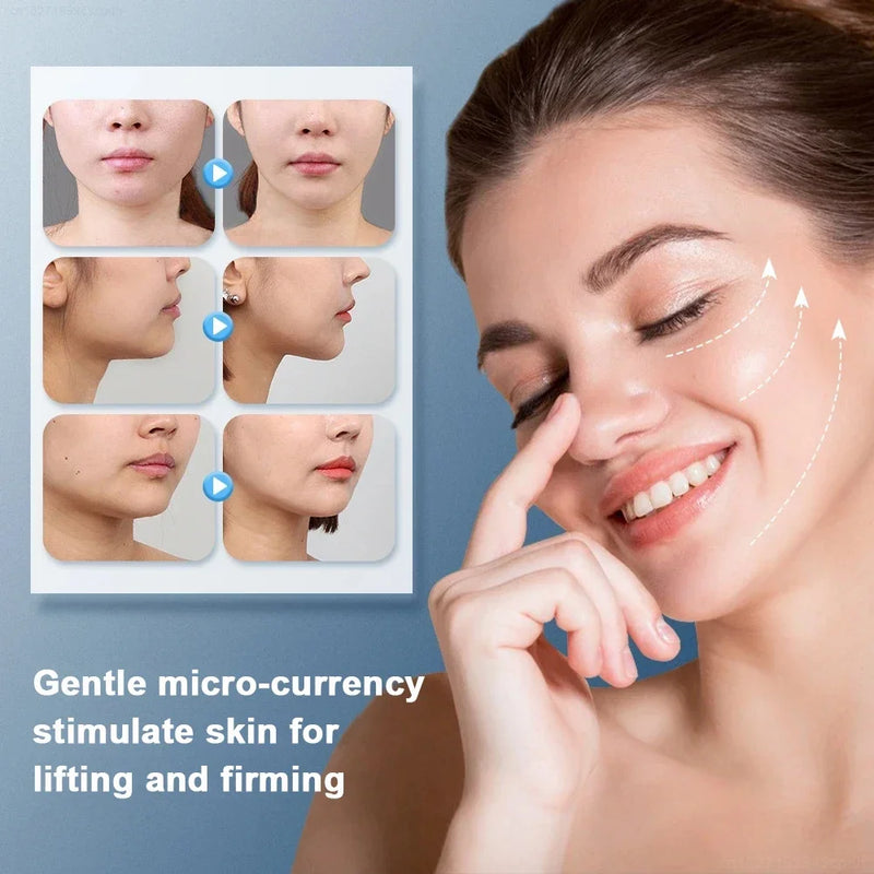 EMS Facial Massage Lifting Firming Anti-Wrinkle Remove Double Chin Microcurrent Massager SPA Skin Care Home Appliance
