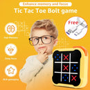 Jogo Eletrônico TIC-TAC-TOE 3 em 1 — Console de Jogo de Estratégia, Brinquedo Educativo Infantil