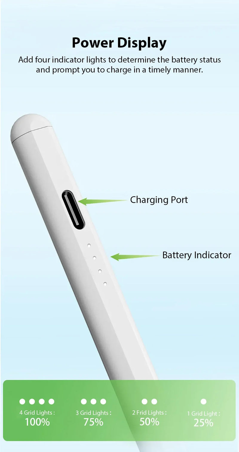 Caneta Stylus para Apple Pencil compatível com iPad