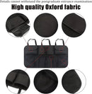 Organizador de Porta-Malas Gigante 8 Bolsos — Economize Espaço e Deixe Seu Carro Sempre em Ordem!