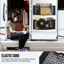 Rede Elástica com Adesivo de Parede, Ideal para Organização no Porta-Malas do Carro e Armazenamento Doméstico.