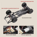 Caminhonete RC em Escala Real 4x4 — Controle Remoto Off-Road para Subidas e Terrenos Irregulares