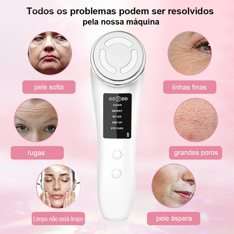 Facial Massager RF Facial Radiofrequency High Frequency Face Lifting Machine EMS Facial Microcurrent Lift Skin Tightening Device