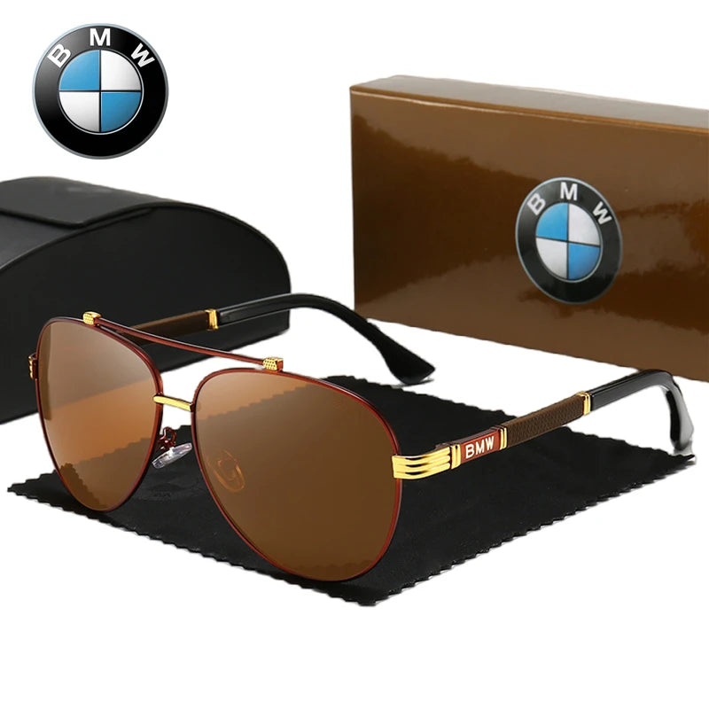 Óculos de Sol Masculino BMW Antirreflexo UV400