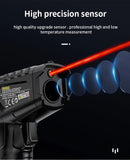 Termômetro Digital Infravermelho Mestek com Laser, Medidor de Temperatura sem Contato, Pirômetro, Higrômetro e Termômetro IR.